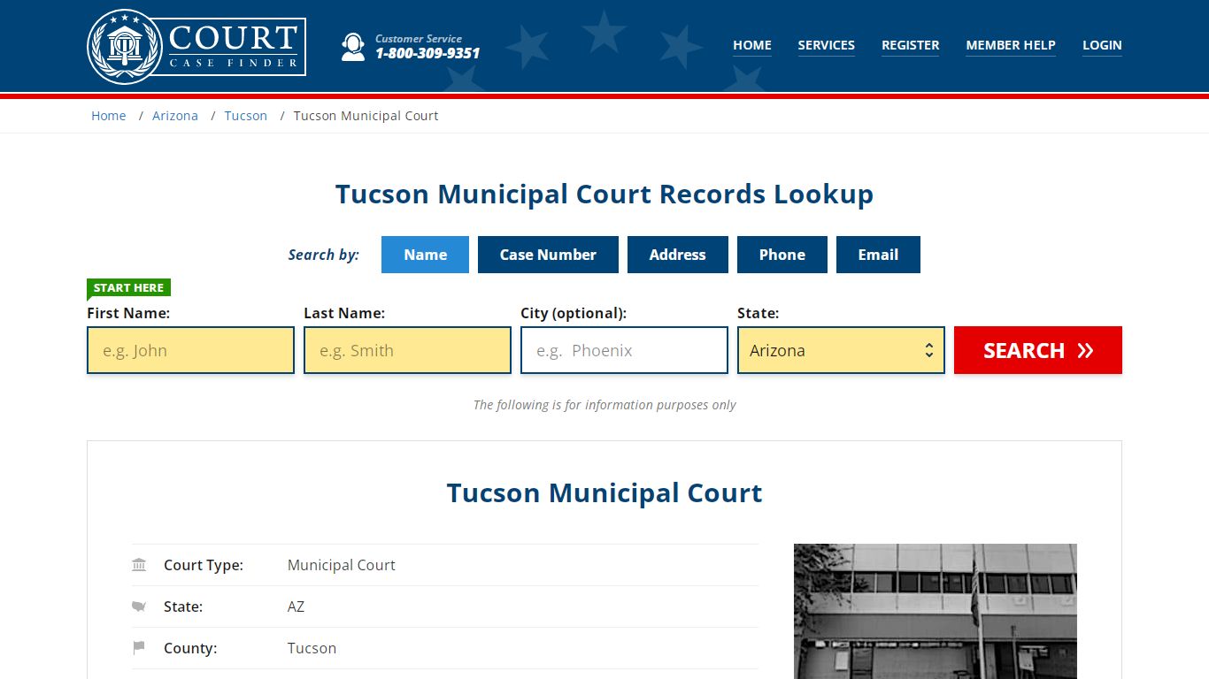 Tucson Municipal Court Records | Tucson, Tucson County, AZ Court Case ...